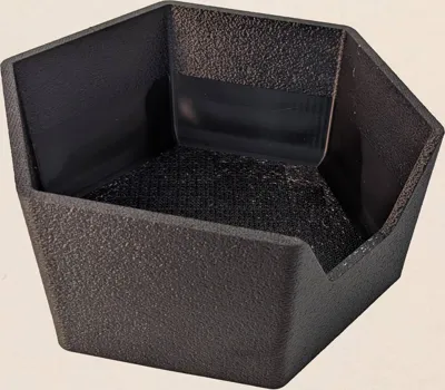 Printed divided inner planter showing its separate root zones